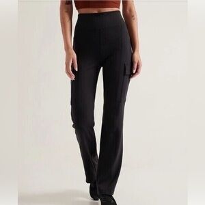 Athleta Black Straight Leg Pants Sz  XS athleta delancey straight cargo pants